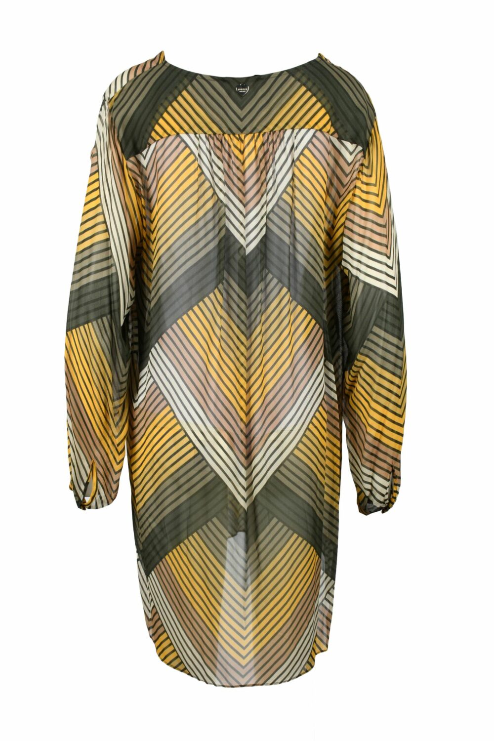 Vestito lungo TWIN SET GIALLO - VERDE - Foto 2