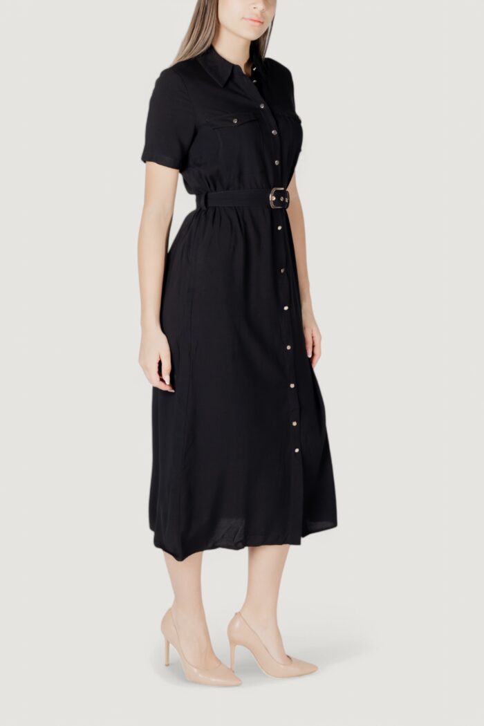 Vestito lungo Vero Moda vmeasy joy gold 7/8 shirt wvn ga Nero