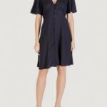Vestito midi B.YOUNG byjosa short vneck Nero - Foto 1