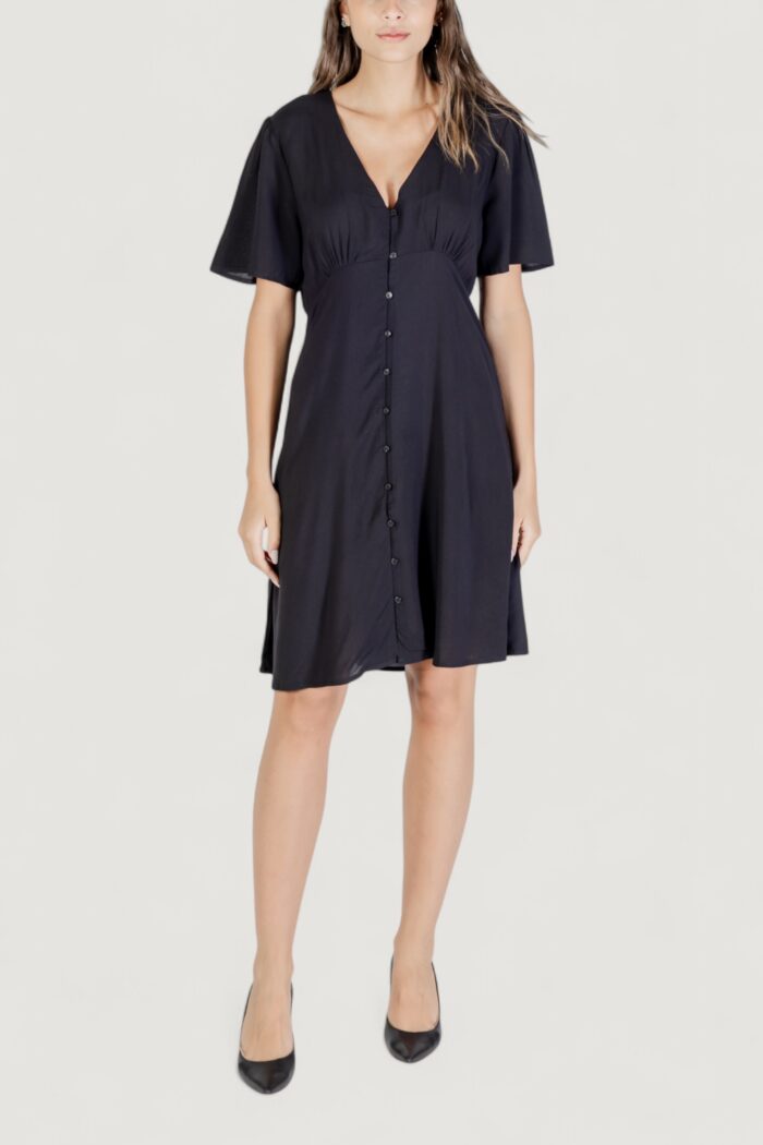 Vestito midi B.YOUNG byjosa short vneck Nero