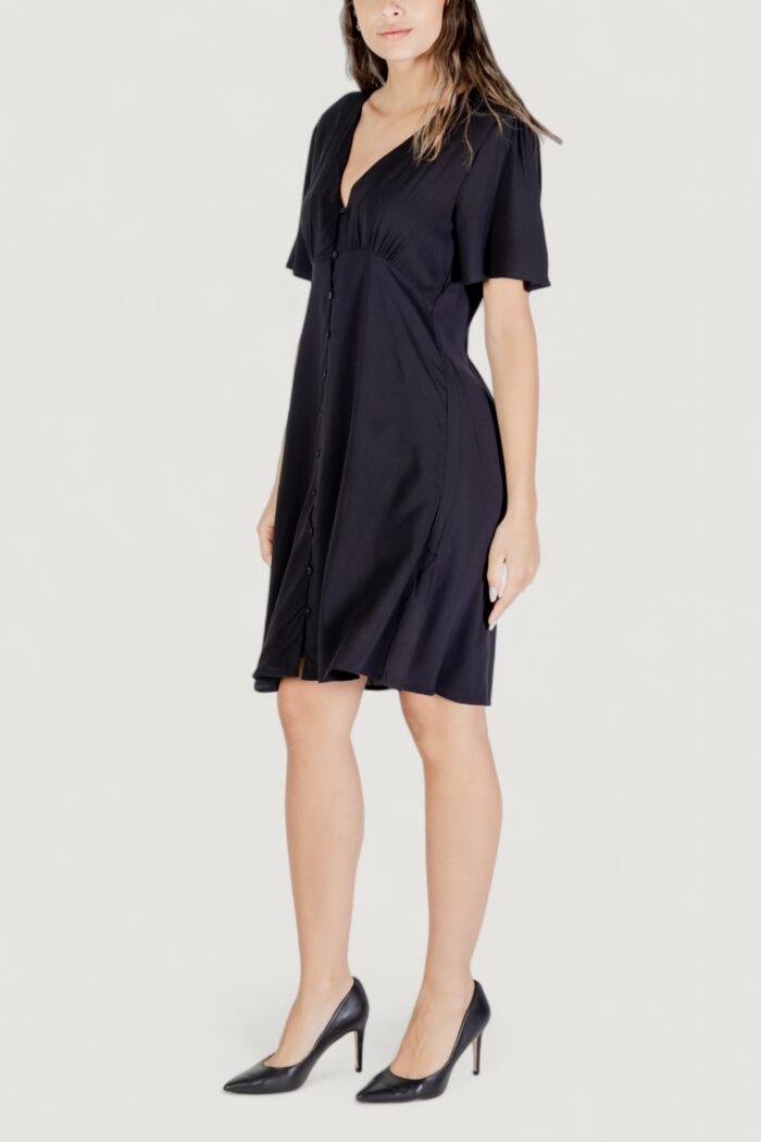 Vestito midi B.YOUNG byjosa short vneck Nero
