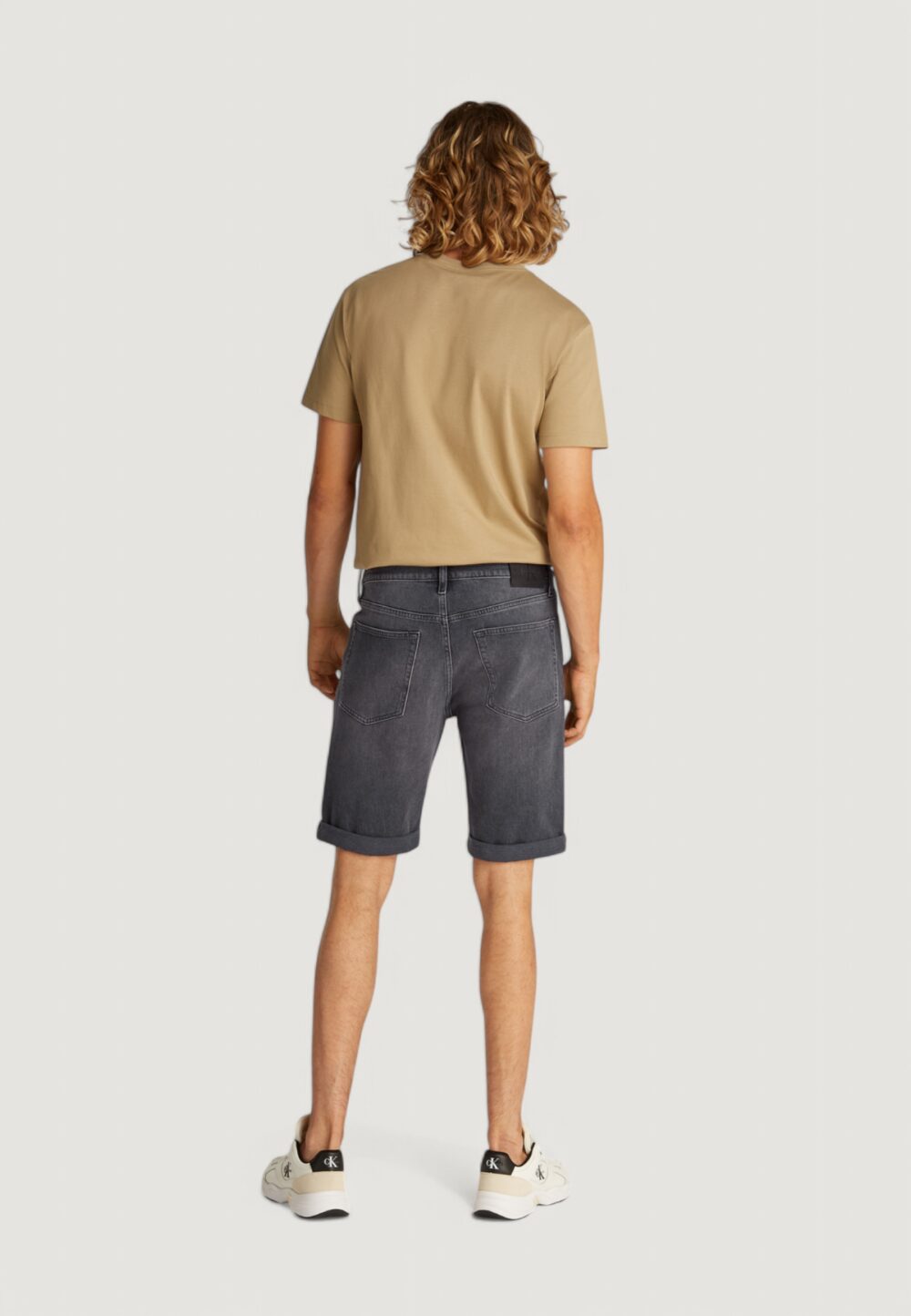 Bermuda Calvin Klein Jeans slim Grigio Scuro - Foto 3