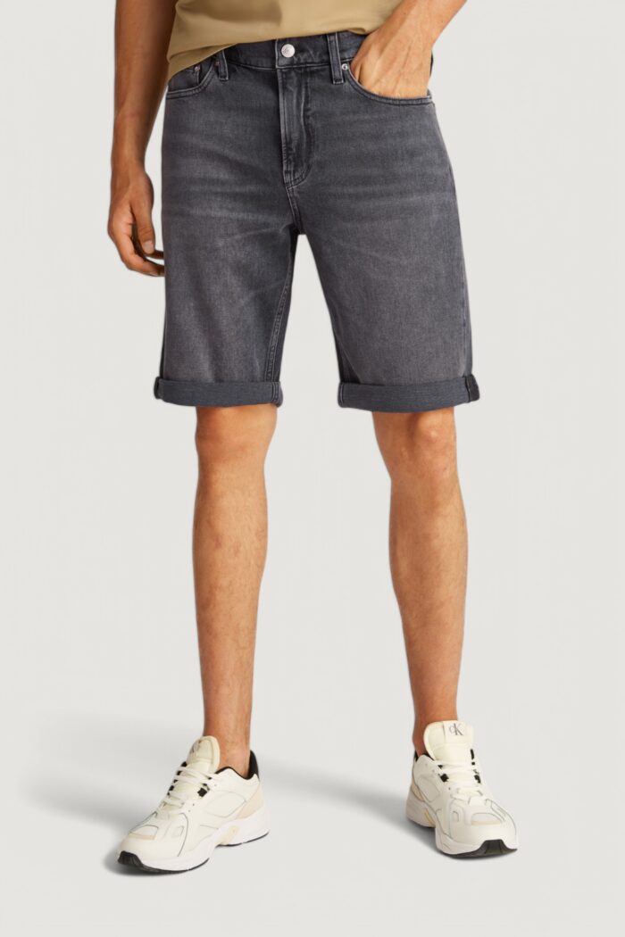 Bermuda Calvin Klein Jeans slim Grigio Scuro