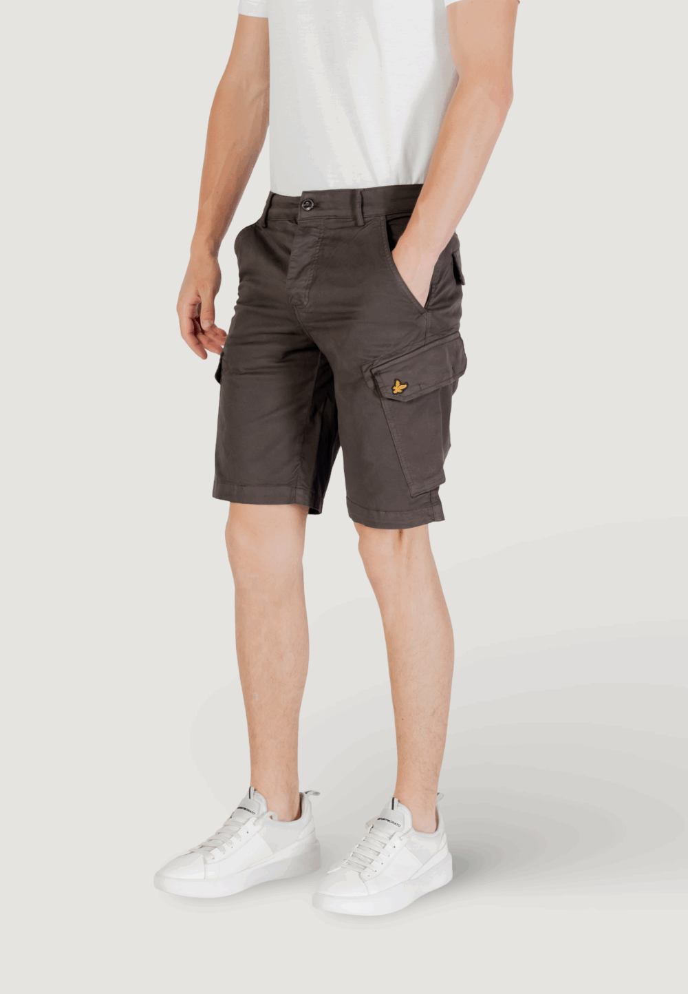 Bermuda Lyle & Scott wembley cargo short Antracite - Foto 2