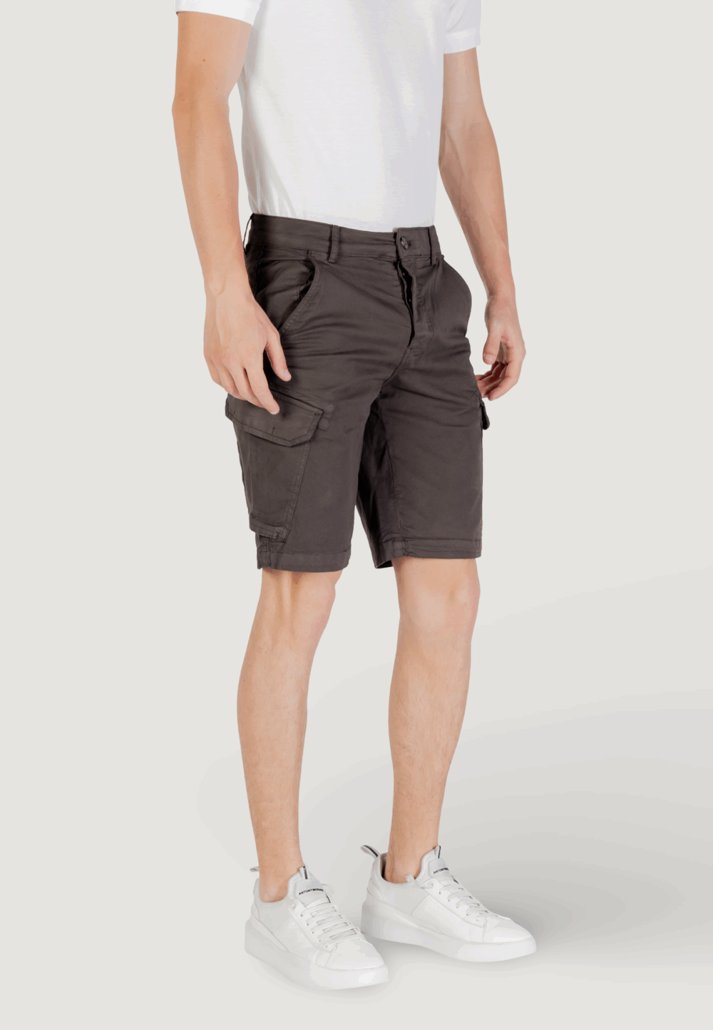Bermuda Lyle & Scott wembley cargo short Antracite - Foto 3