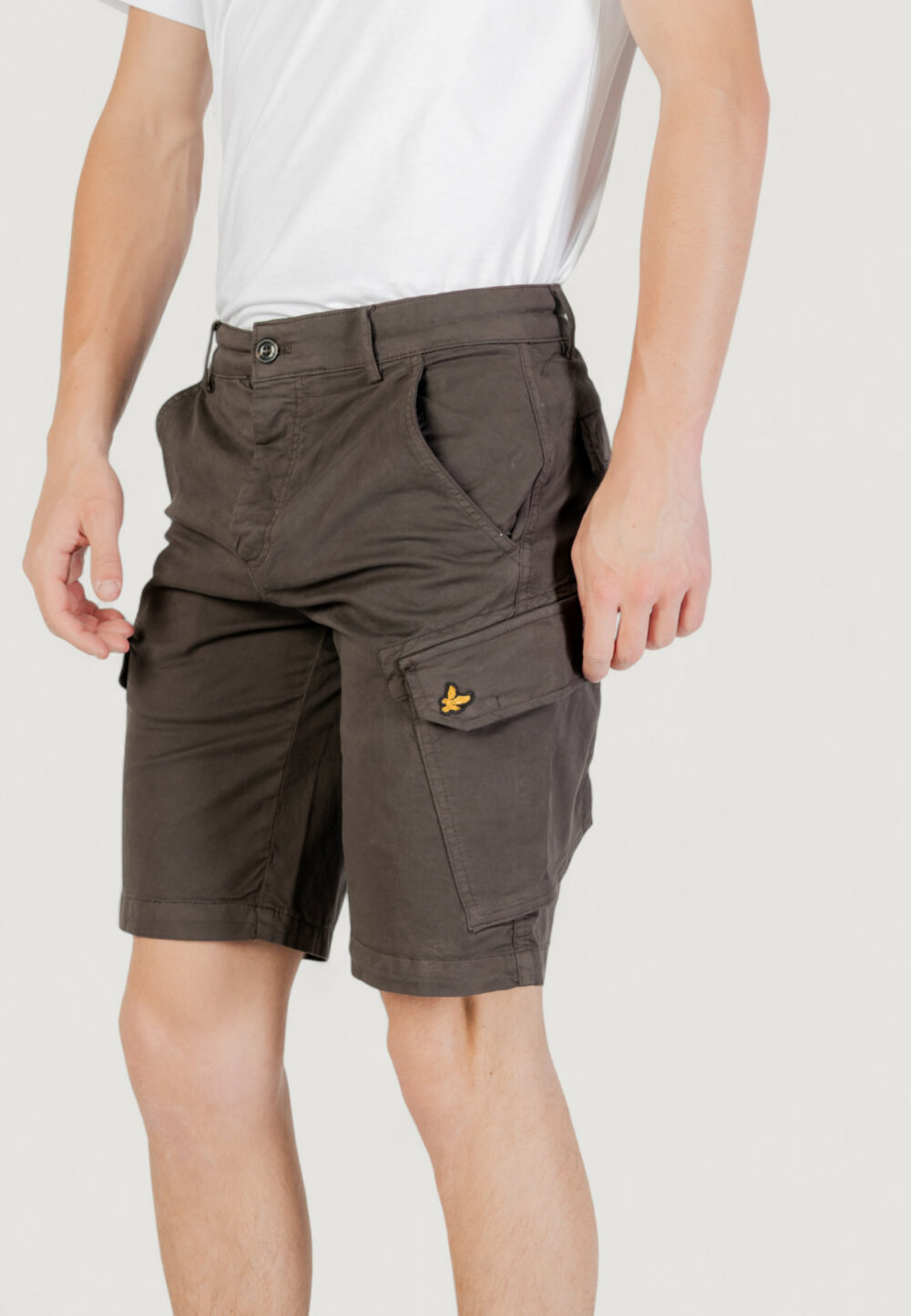 Bermuda Lyle & Scott wembley cargo short Antracite - Foto 4