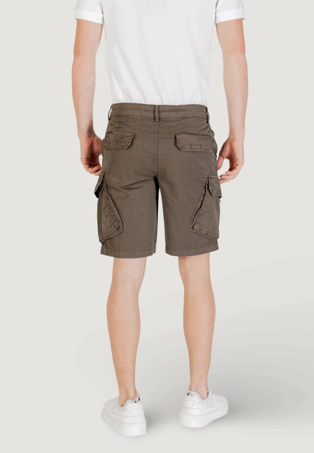 Bermuda Lyle & Scott wembley cargo short Verde Oliva - Foto 5