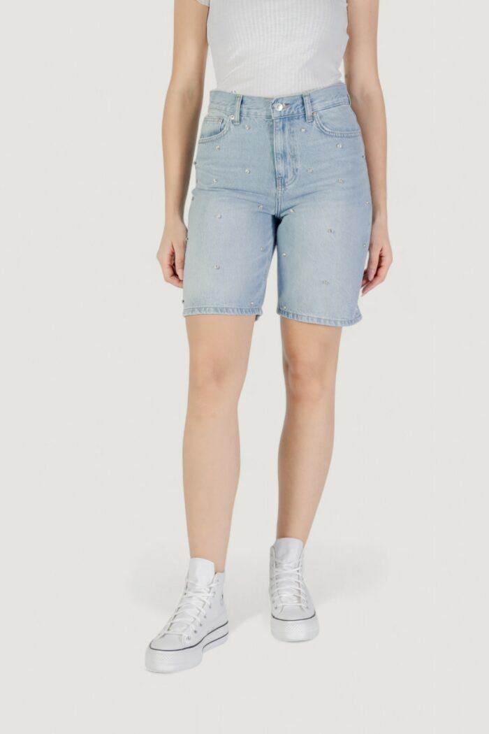 Bermuda Only onlhope hw rhs loose long dnm azg Denim chiaro