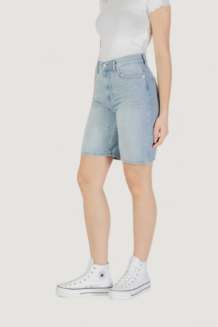 Bermuda Only onlhope hw rhs loose long dnm azg Denim chiaro