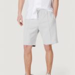Bermuda sportivi Antony Morato carrot fit with embroidered logo Grigio Chiaro - Foto 1