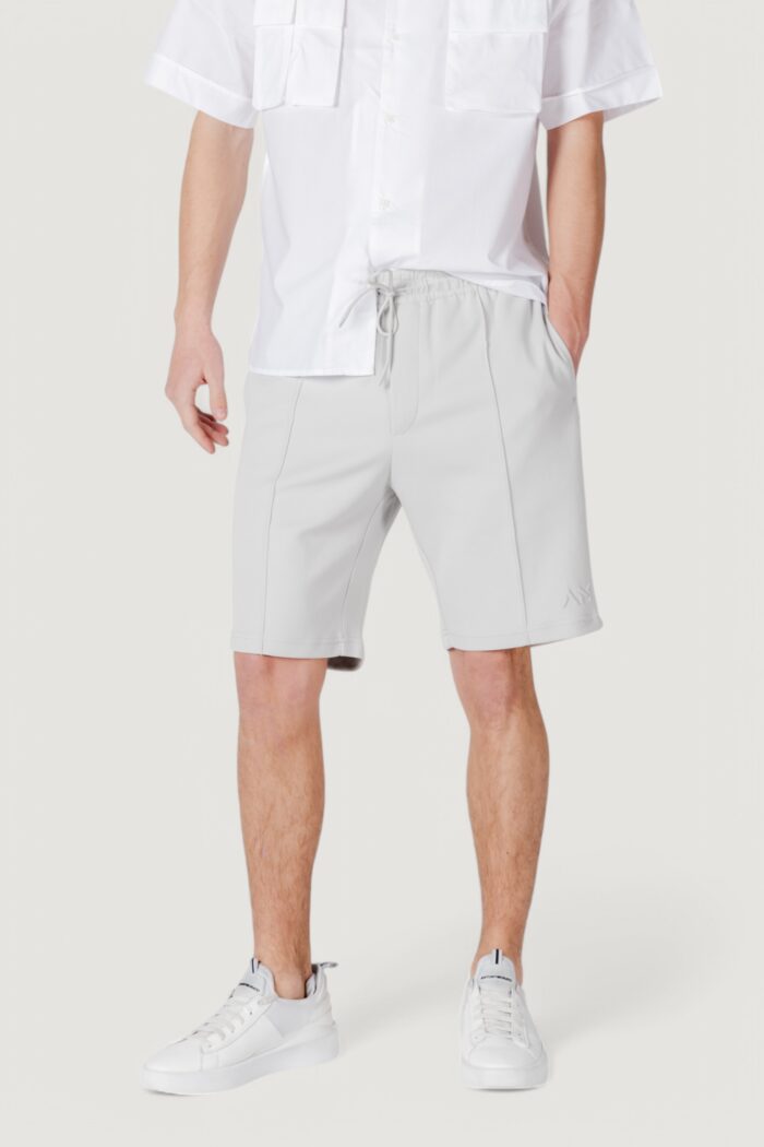 Bermuda sportivi Antony Morato carrot fit with embroidered logo Grigio Chiaro