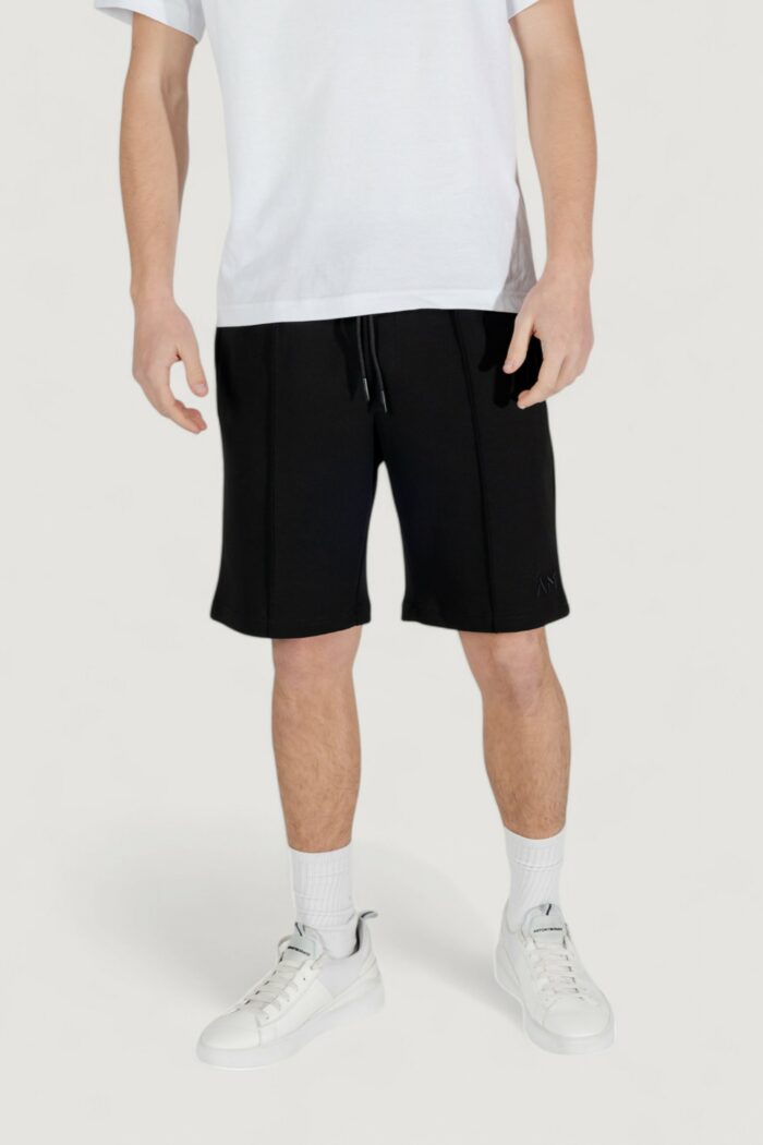 Bermuda sportivi Antony Morato carrot fit with embroidered logo Nero