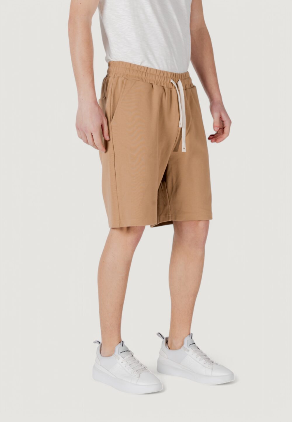 Bermuda sportivi Gianni Lupo Beige - Foto 3