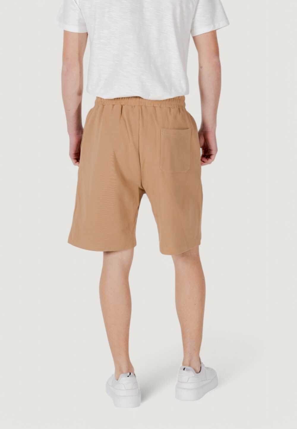 Bermuda sportivi Gianni Lupo Beige - Foto 4