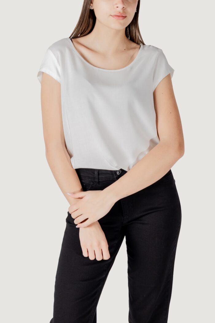 Blusa manica corta Only onlnova life s/s solid  ptm Bianco