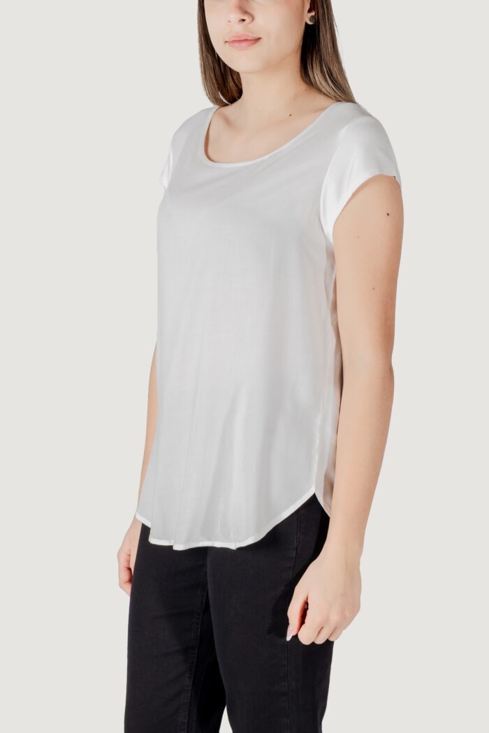 Blusa manica corta Only onlnova life s/s solid  ptm Bianco