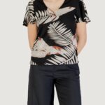 Blusa manica corta Vero Moda vmeasy joy v-neck ss wvn ga Beige - Foto 1