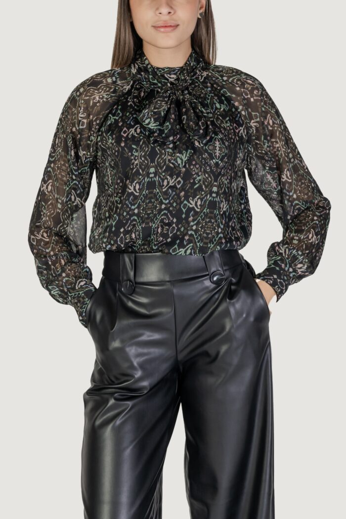 Bluse manica lunga Only onlsonia life l/s highneck top ptm Nero