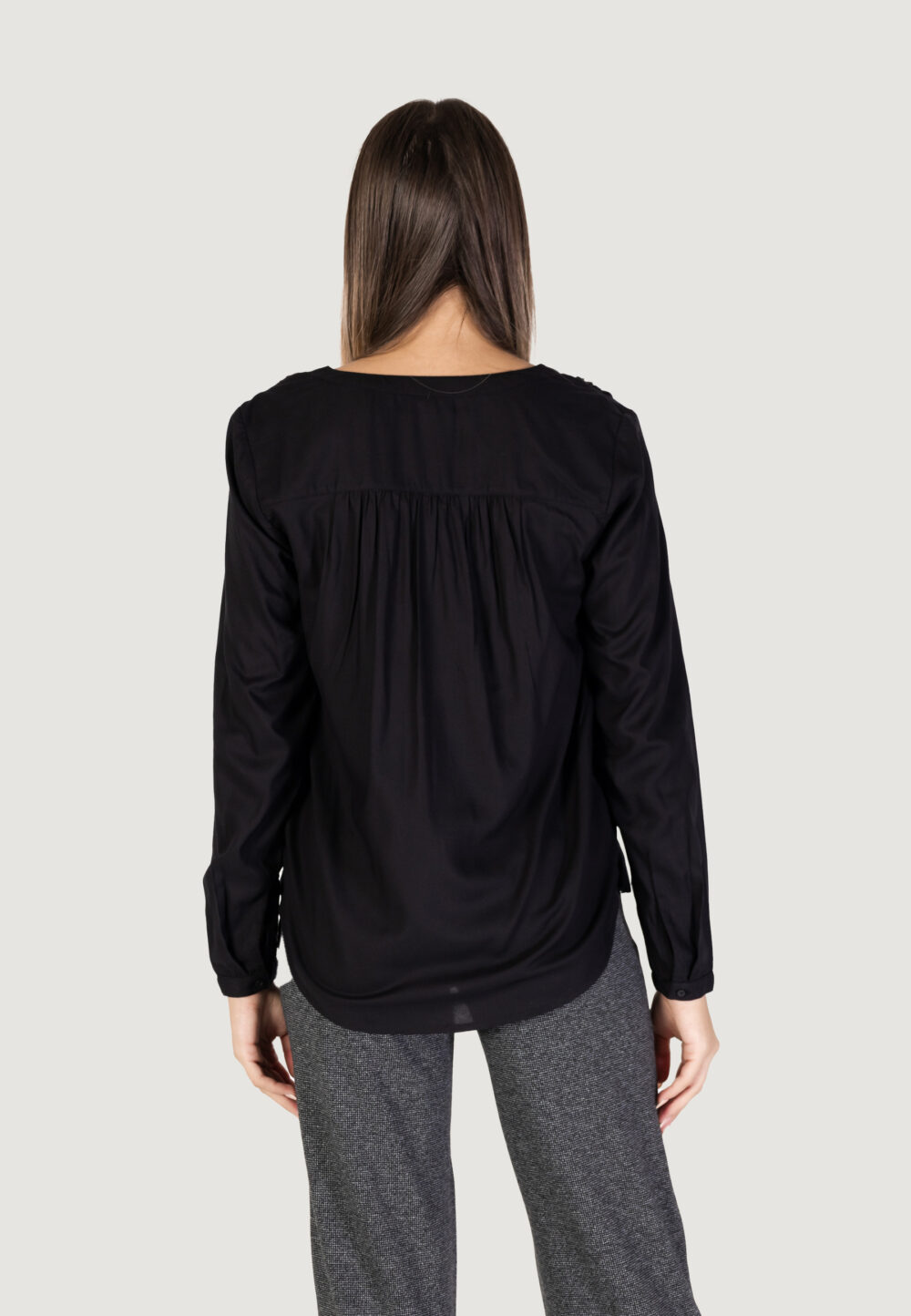 Bluse manica lunga Street One Nero - Foto 4