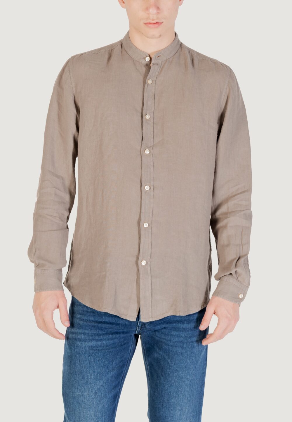 Camicia manica lunga Boss race_1_m 10267858 01 Terra - Fango - Foto 1
