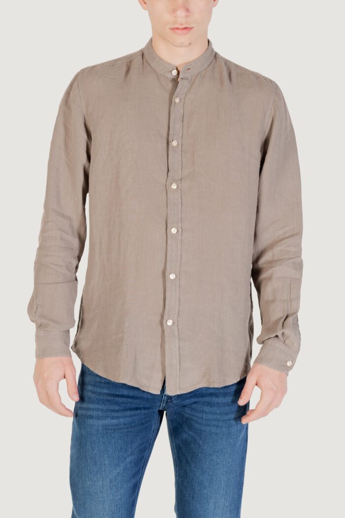 Camicia manica lunga Boss race_1_m 10267858 01 Terra – Fango