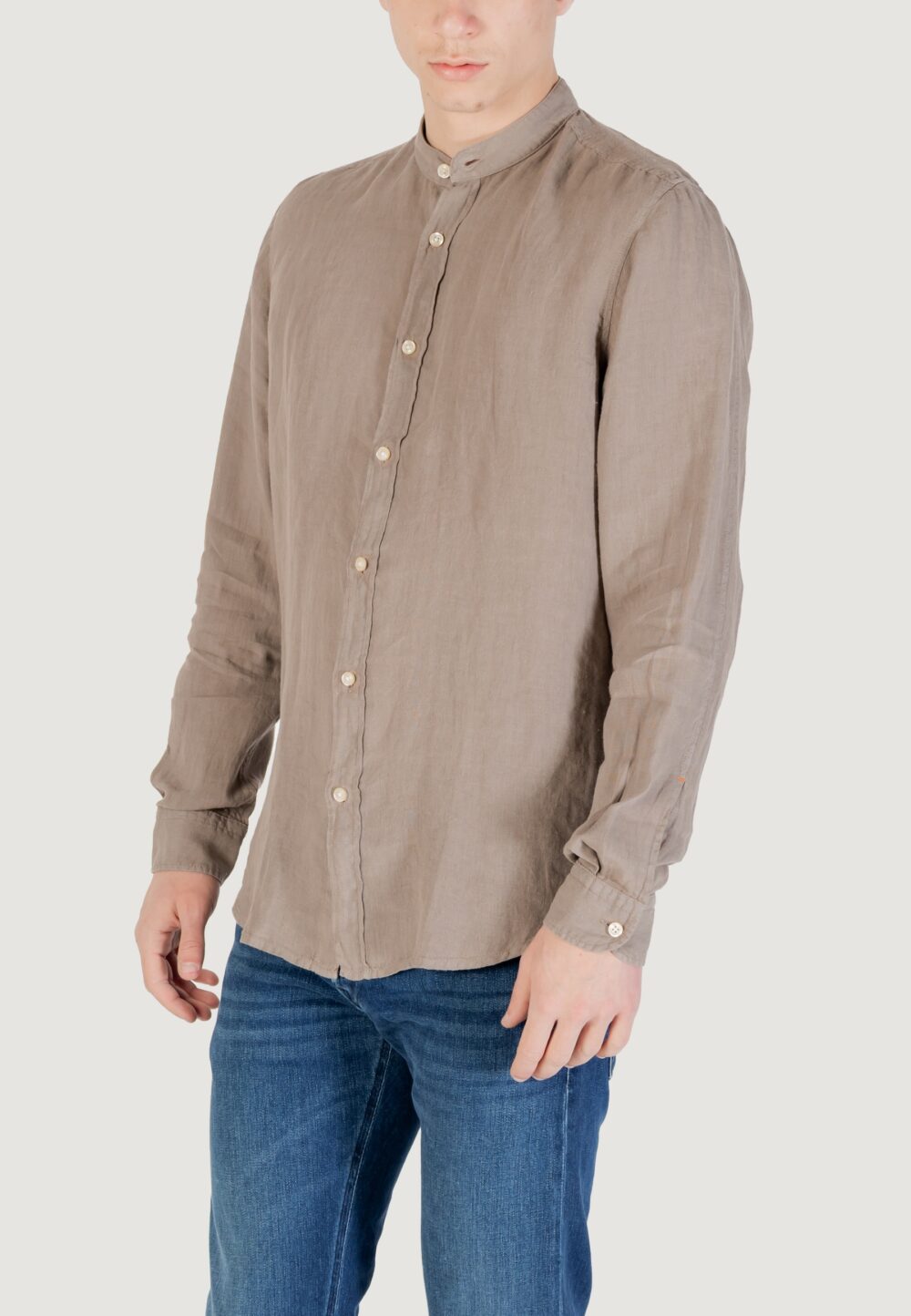 Camicia manica lunga Boss race_1_m 10267858 01 Terra - Fango - Foto 3