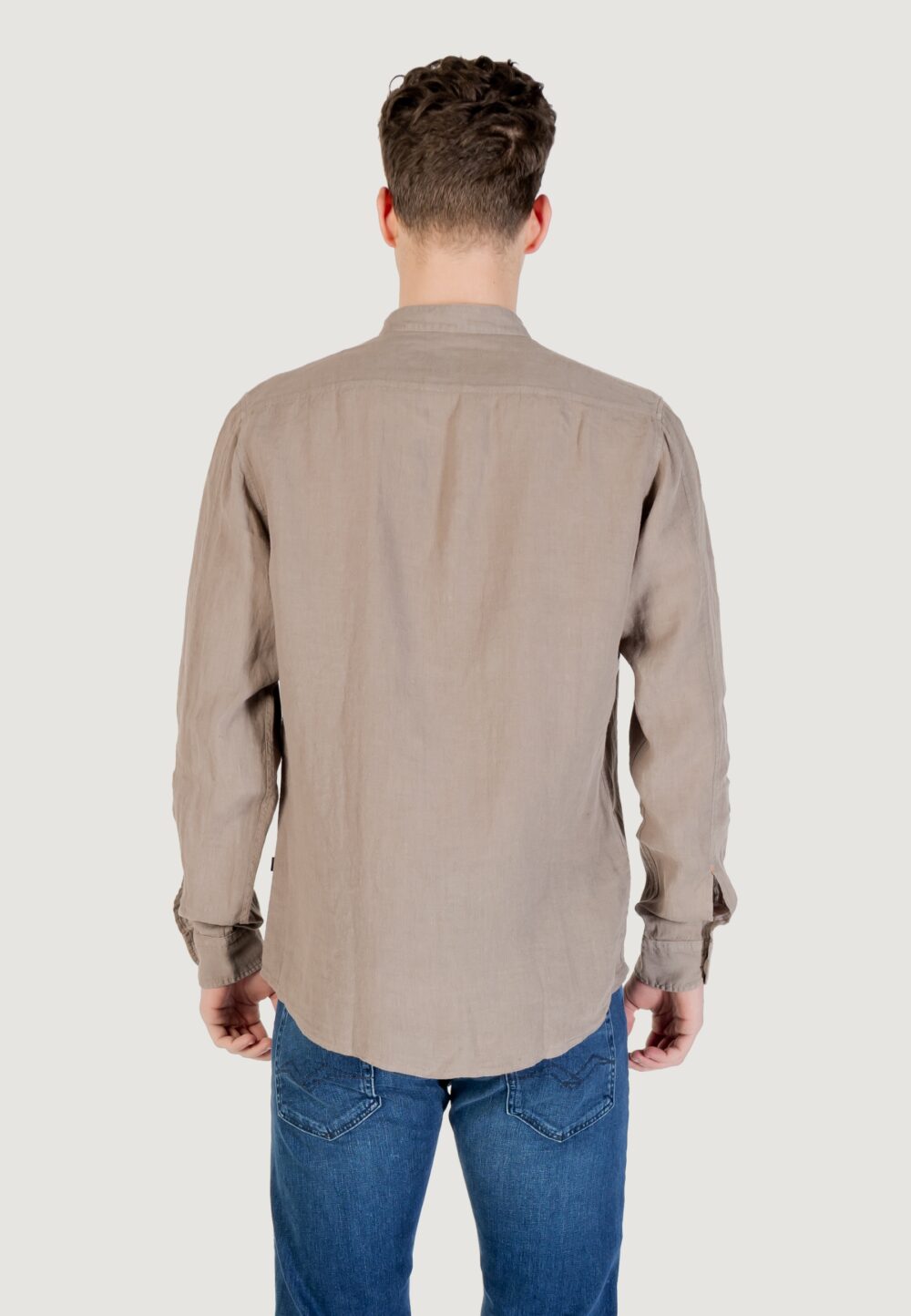 Camicia manica lunga Boss race_1_m 10267858 01 Terra - Fango - Foto 4