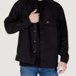 Camicia manica lunga Calvin Klein Jeans clean cotton Nero - Foto 1