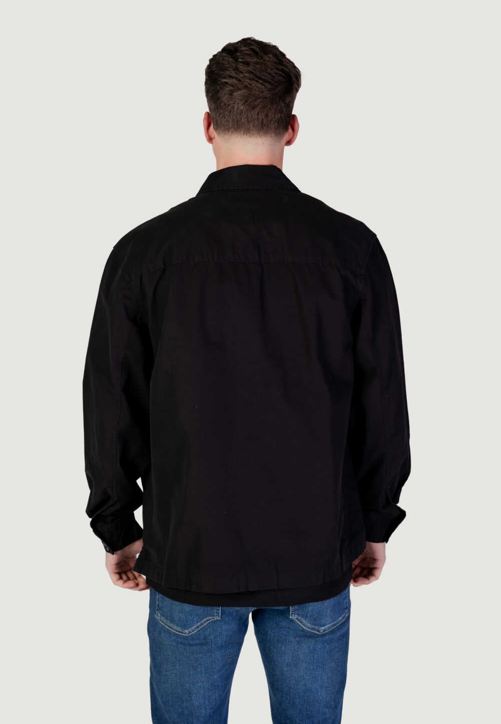 Camicia manica lunga Calvin Klein Jeans clean cotton Nero - Foto 4