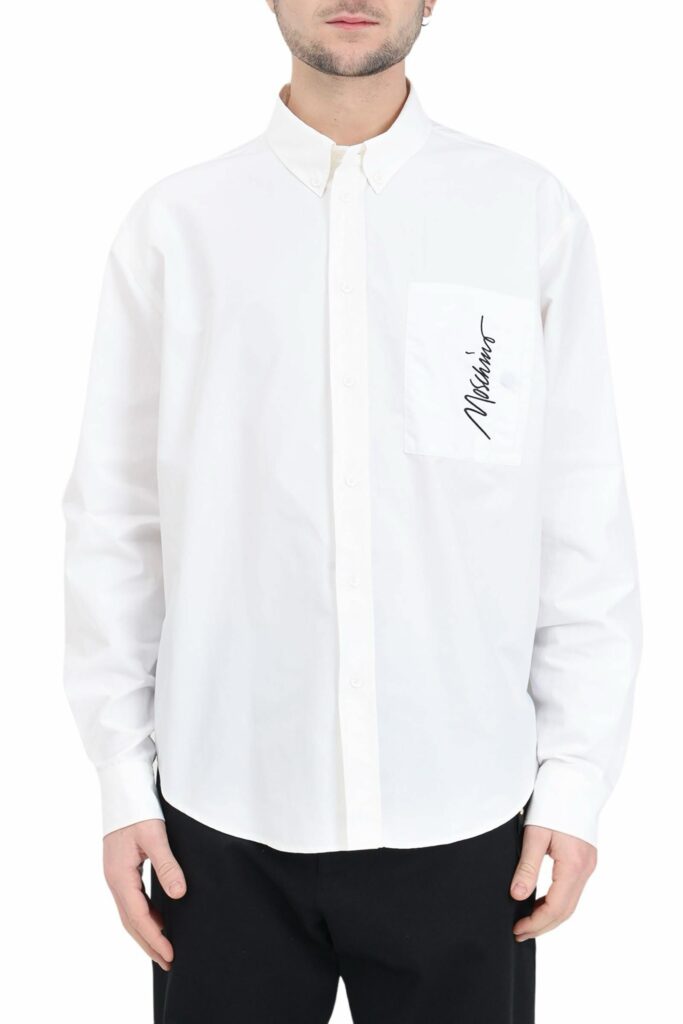 Camicia manica lunga MOSCHINO COUTURE  Bianco