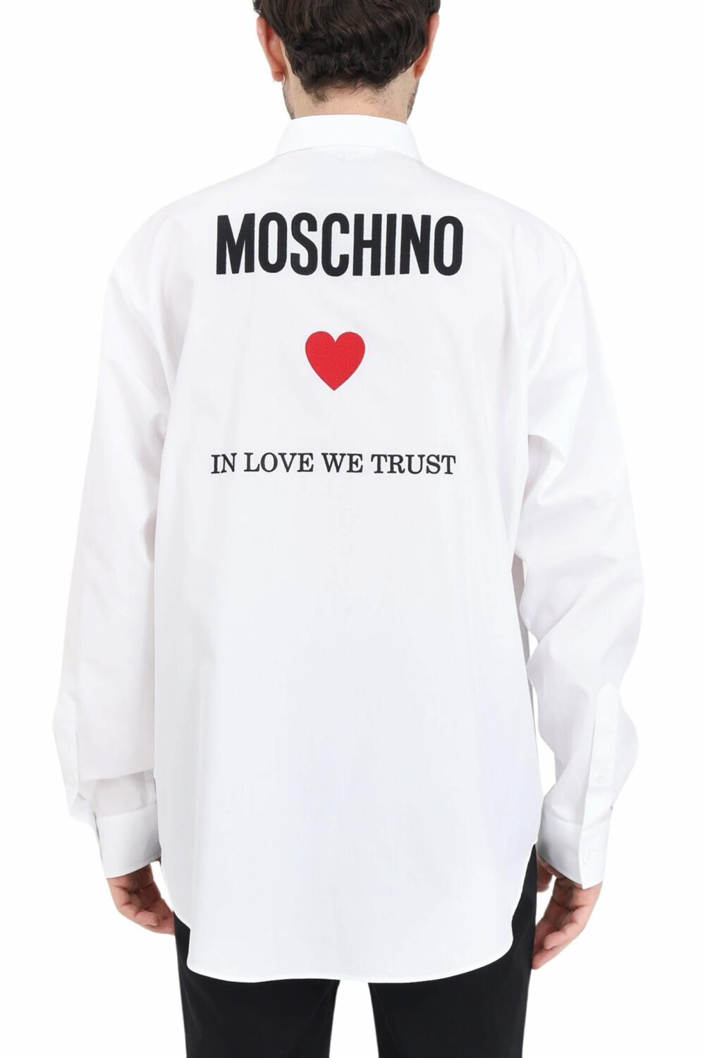 Camicia manica lunga MOSCHINO COUTURE Bianco - Foto 2