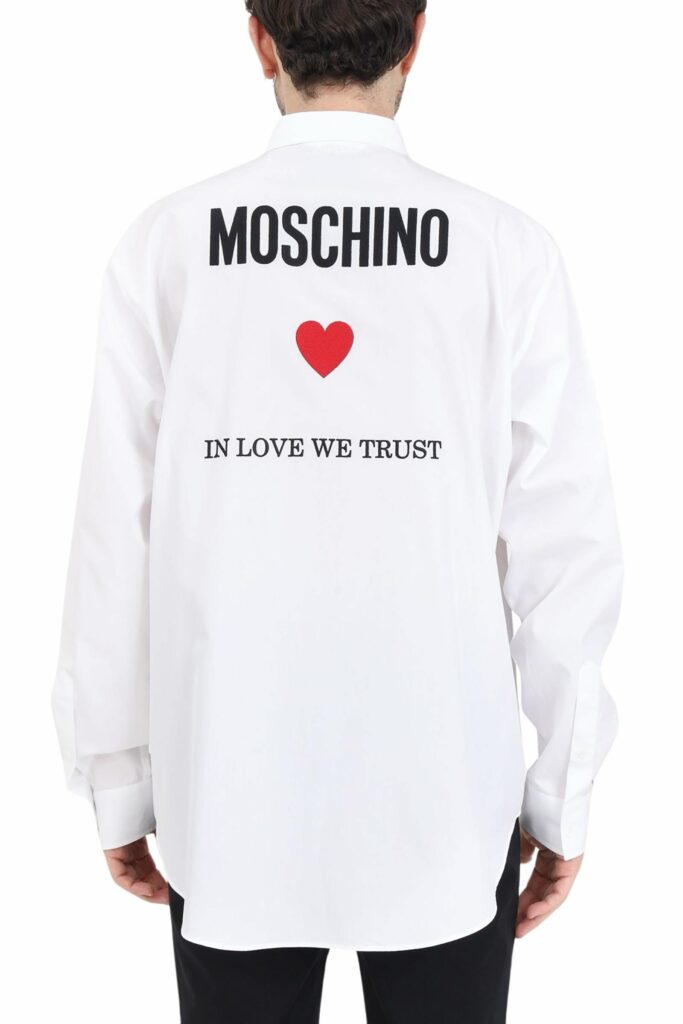 Camicia manica lunga MOSCHINO COUTURE  Bianco