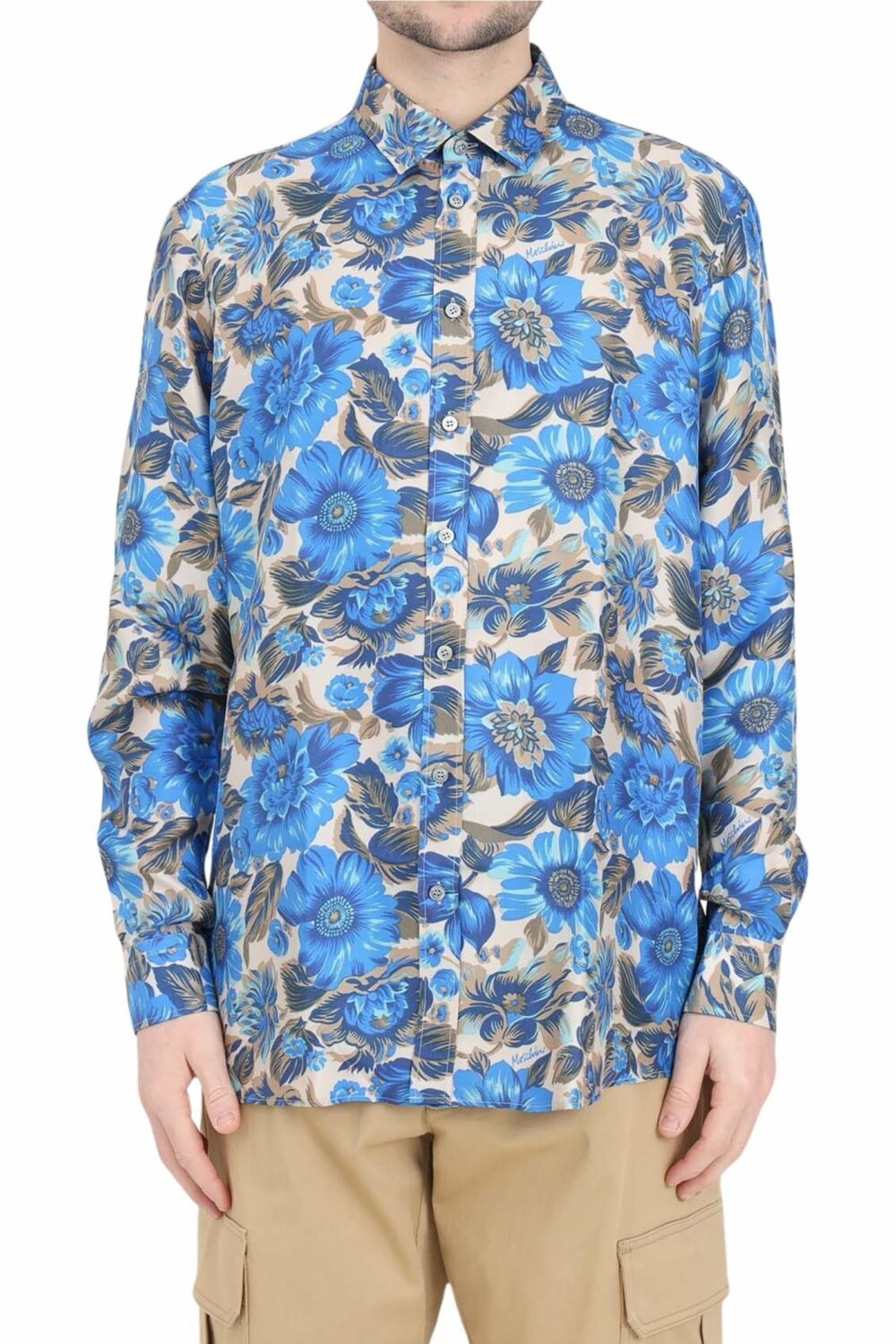 Camicia manica lunga MOSCHINO COUTURE Blu - Foto 1