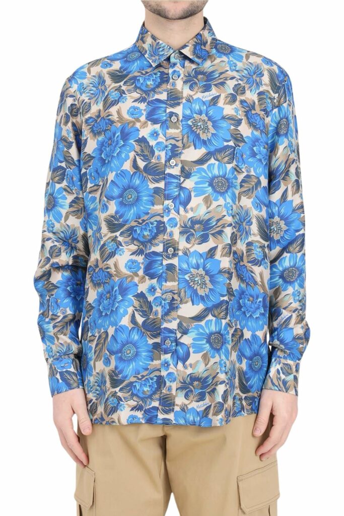 Camicia manica lunga MOSCHINO COUTURE  Blu