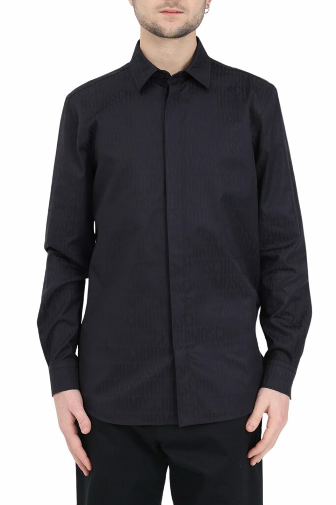 Camicia manica lunga MOSCHINO COUTURE  Nero