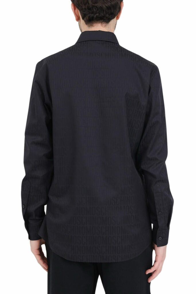 Camicia manica lunga MOSCHINO COUTURE  Nero