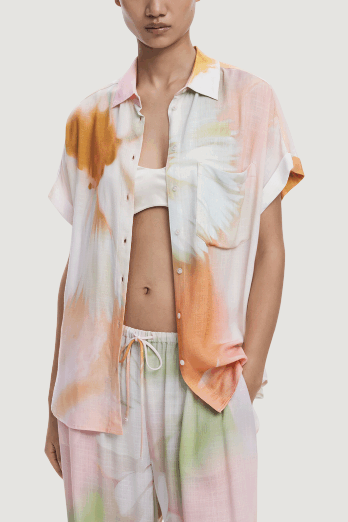 Camicia manica corta Desigual cam opal Rosa