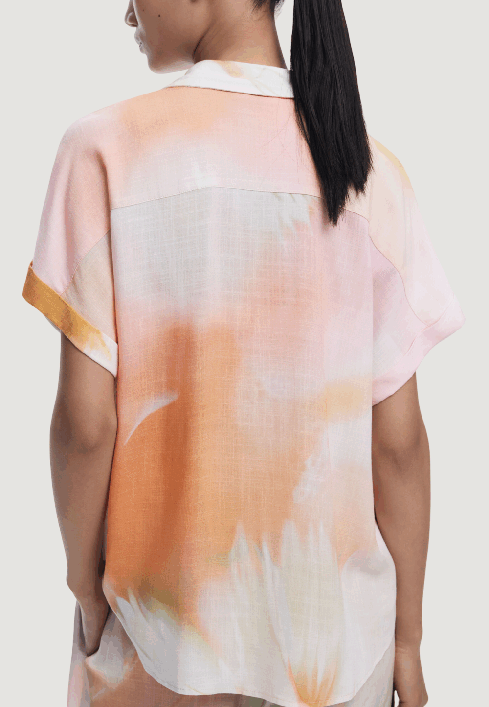 Camicia manica corta Desigual cam opal Rosa - Foto 4