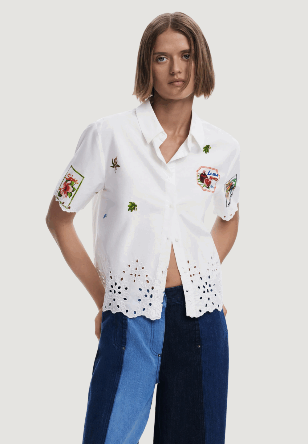 Camicia manica lunga Desigual cam_afrodita Bianco - Foto 1