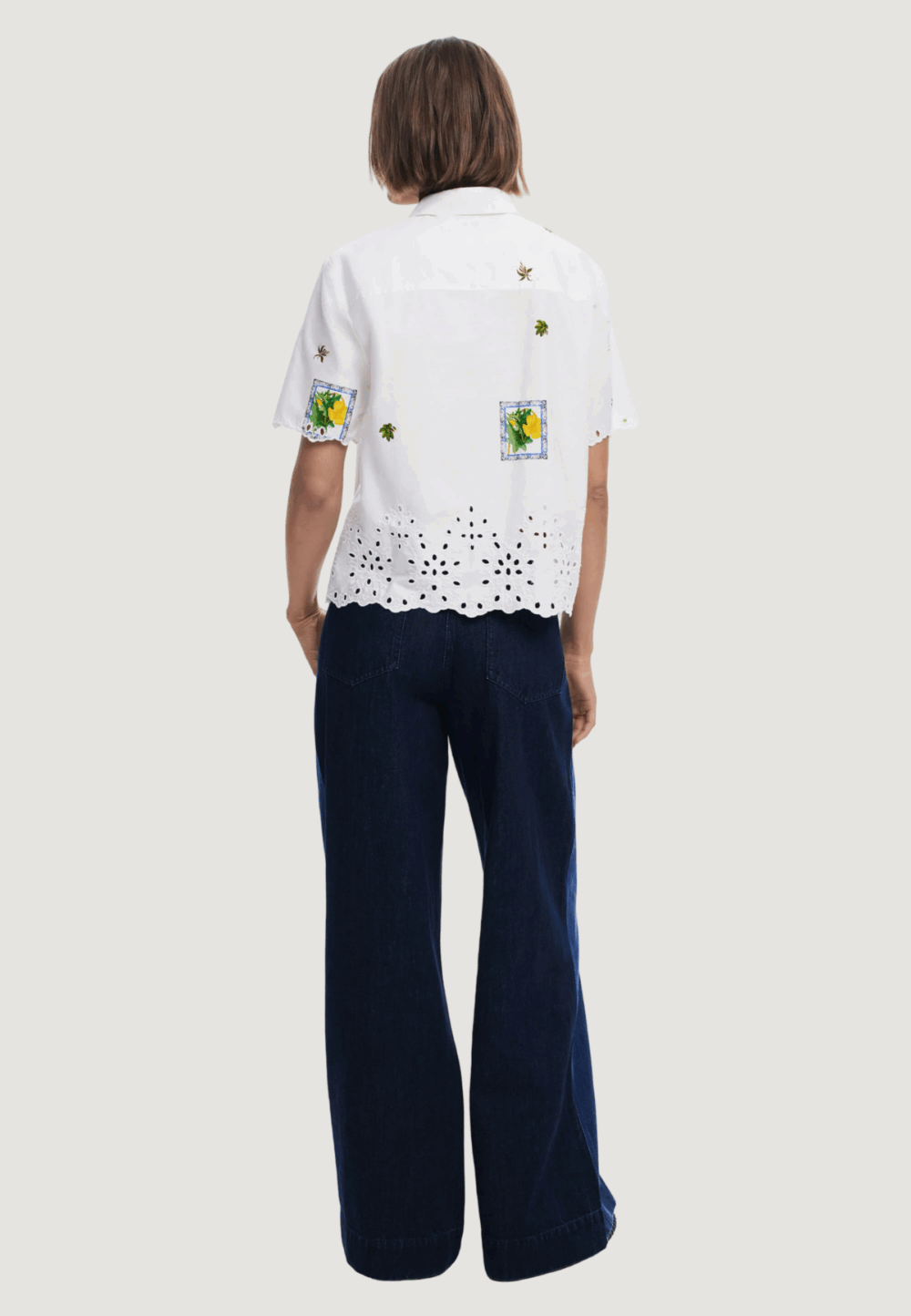 Camicia manica lunga Desigual cam_afrodita Bianco - Foto 5