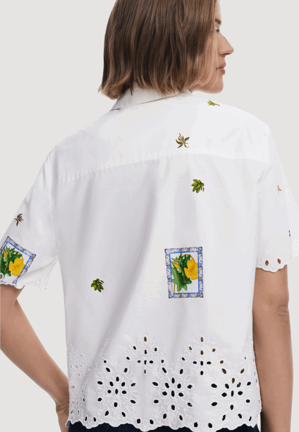Camicia manica lunga Desigual cam_afrodita Bianco - Foto 4