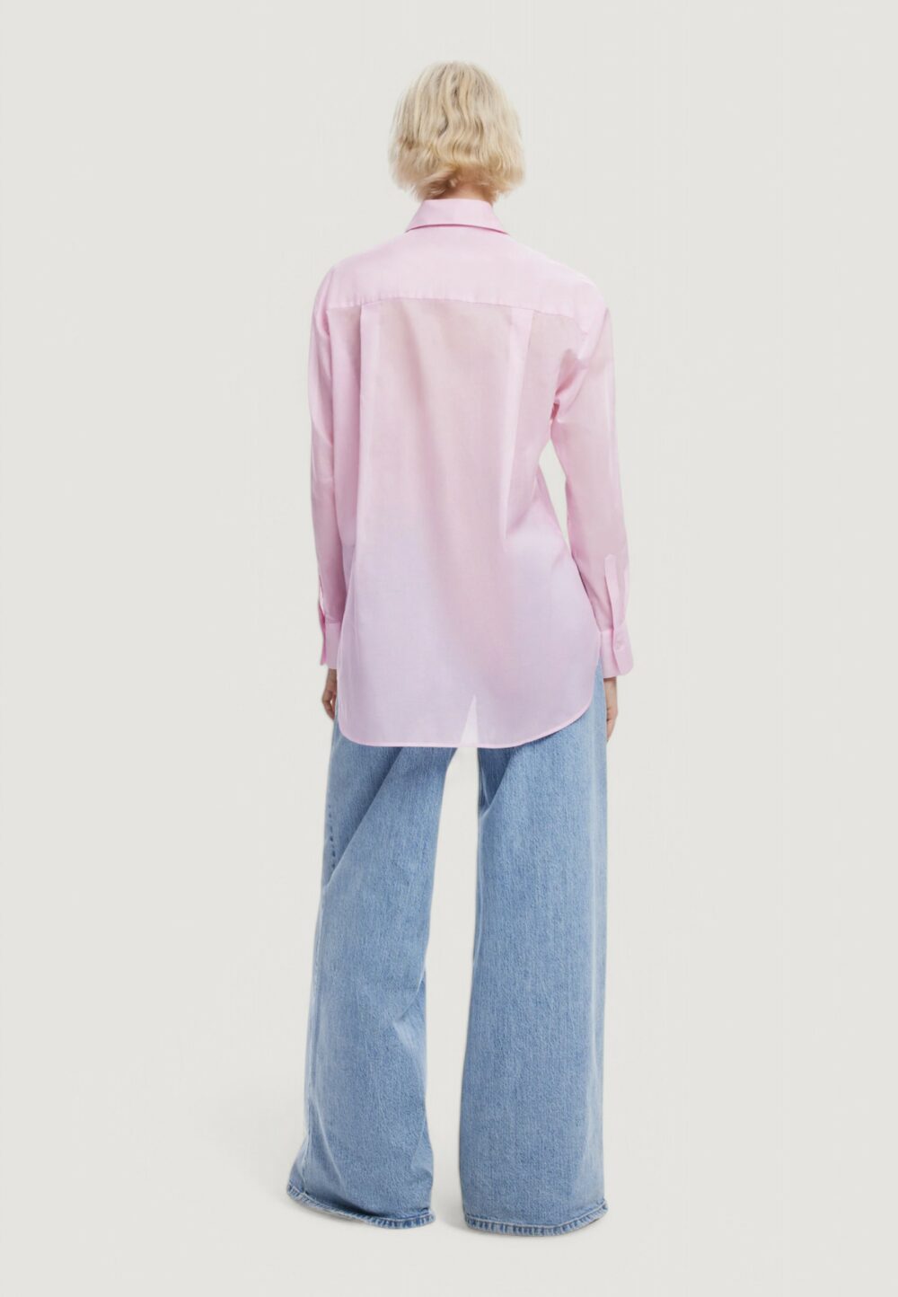Camicia manica lunga Desigual shirt_water flower_lacroix Rosa - Foto 5
