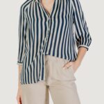 Camicia manica lunga ICHI ihmarrakech aop sh6 Blu - Foto 1
