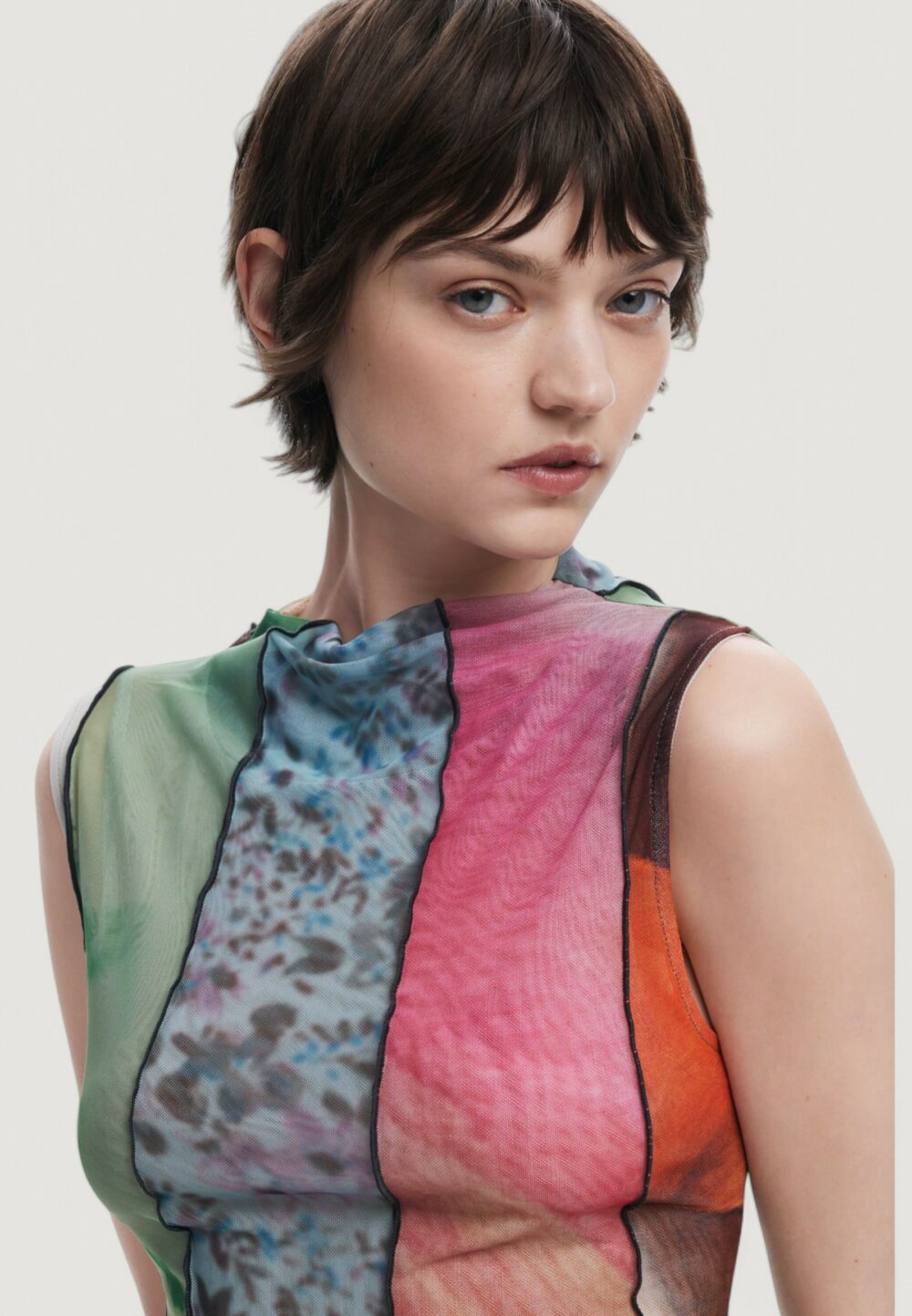 Canotta Desigual ts_st. johns Verde - Foto 4