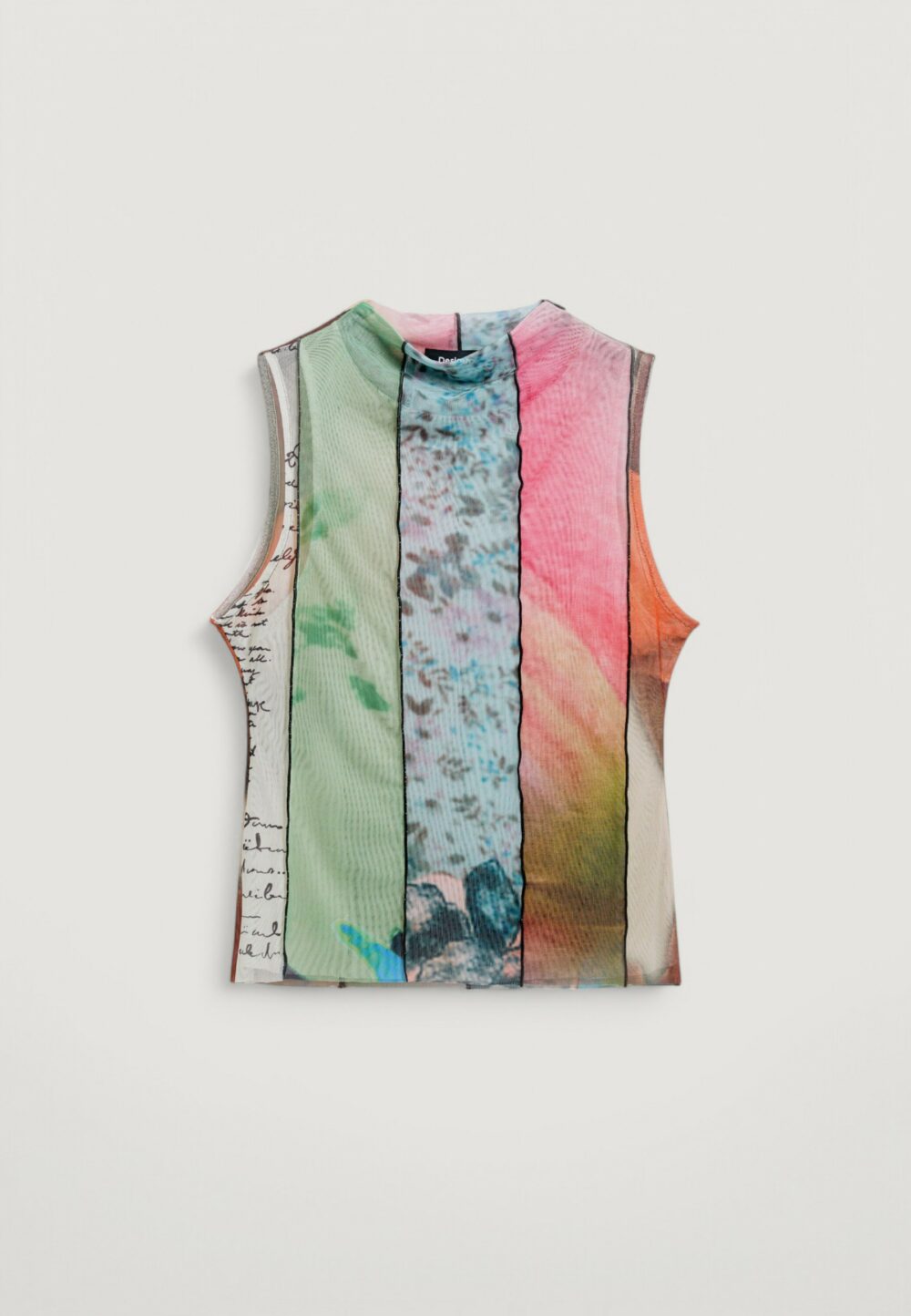 Canotta Desigual ts_st. johns Verde - Foto 3