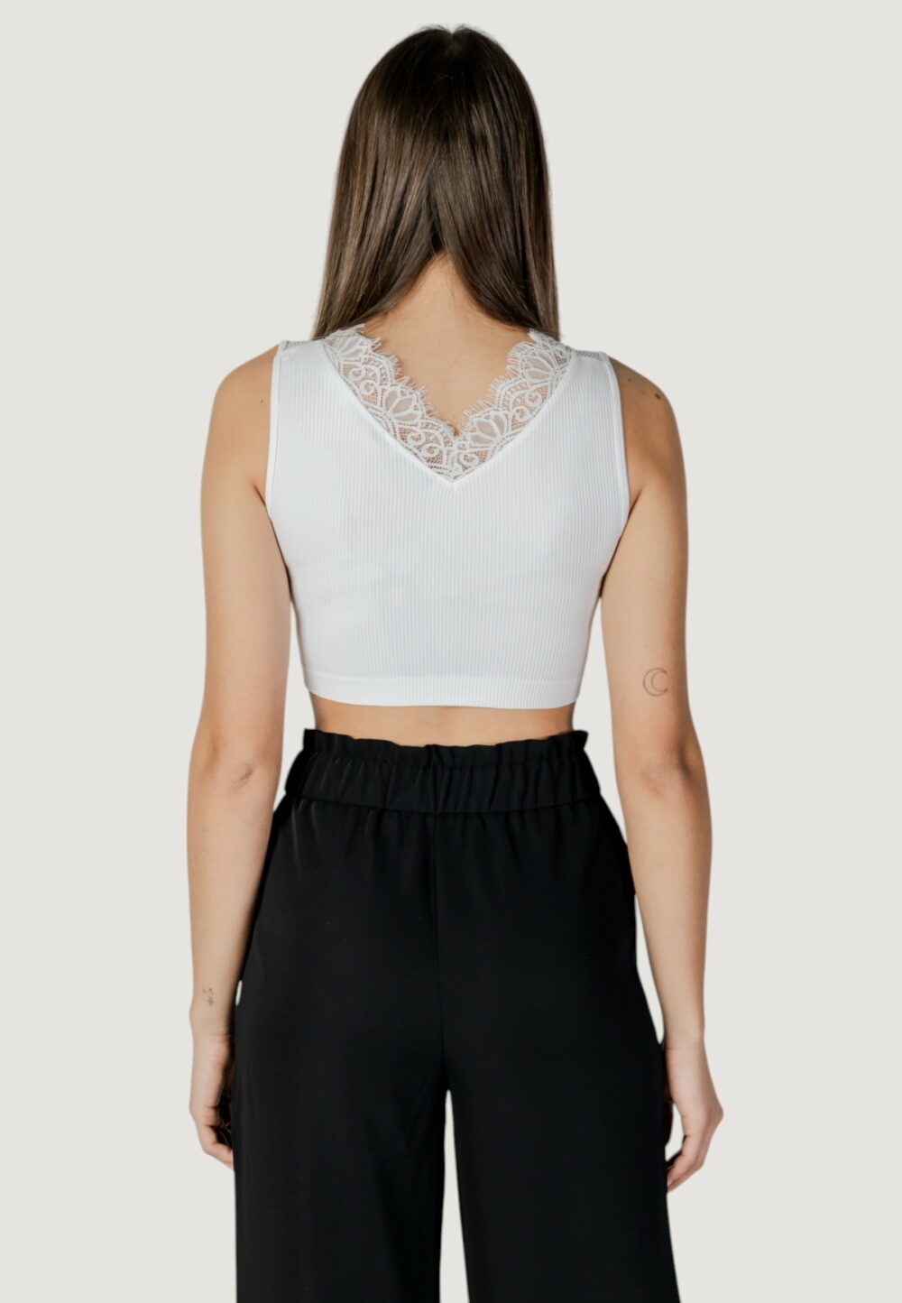 Canotta Guess raquel lace seamless Bianco - Foto 4