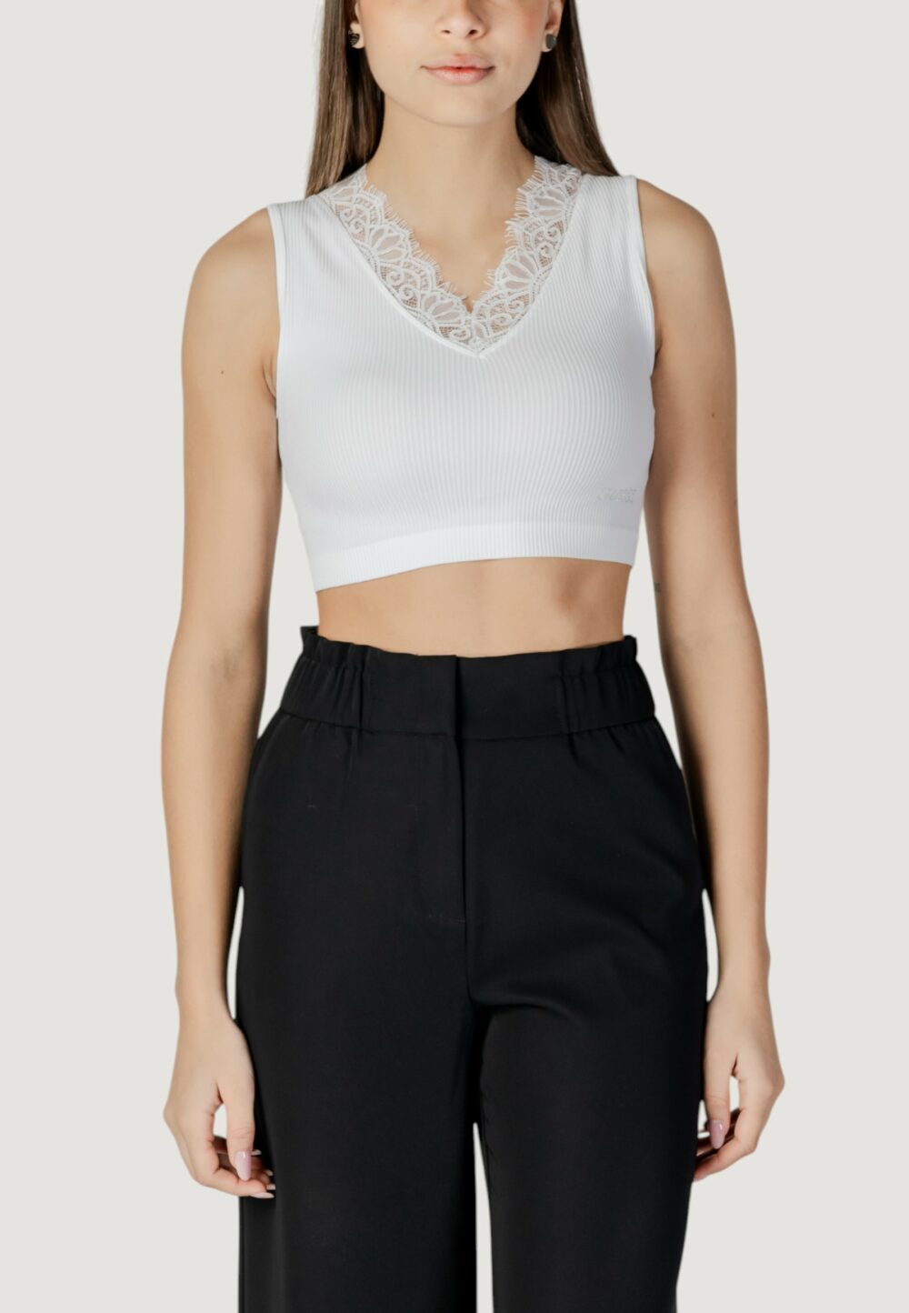 Canotta Guess raquel lace seamless Bianco - Foto 6