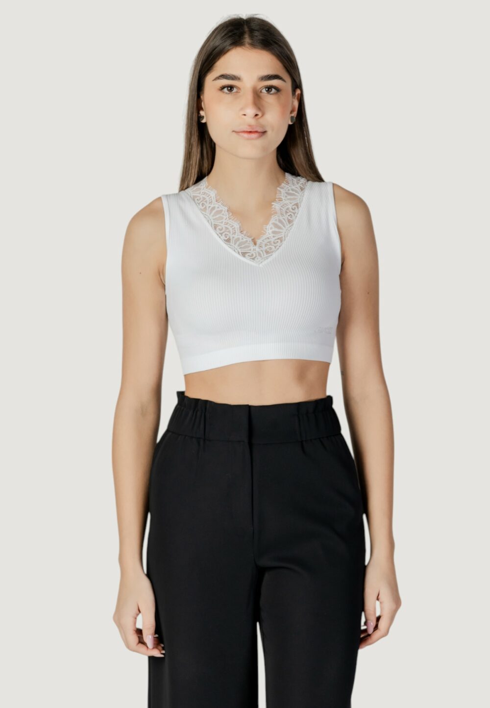 Canotta Guess raquel lace seamless Bianco - Foto 7