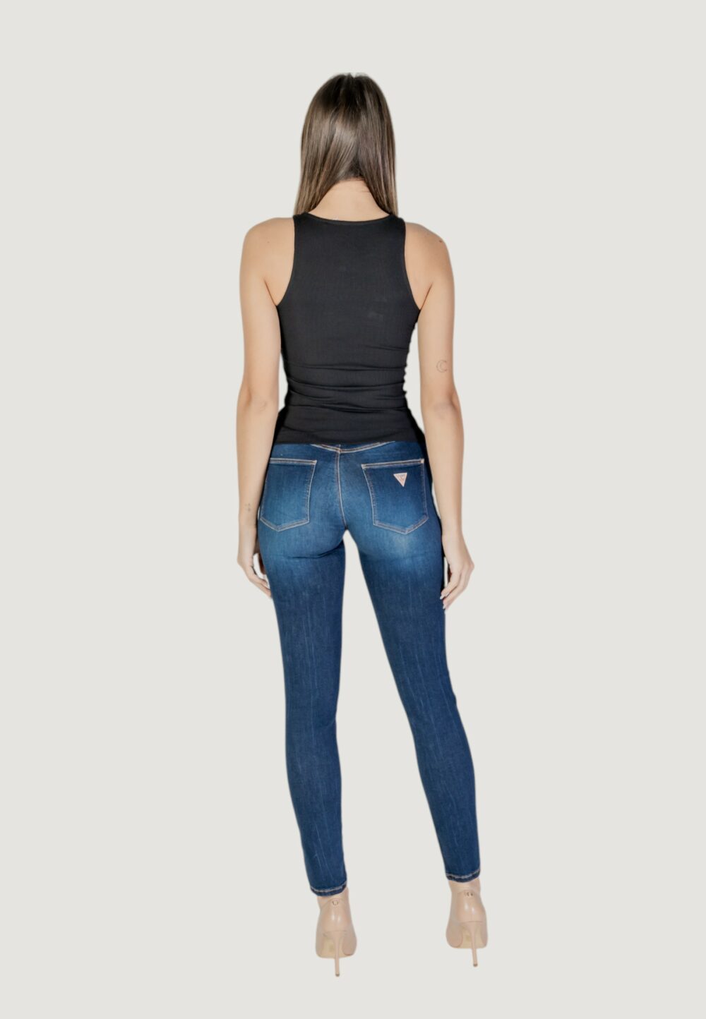 Canotta Guess new sl round nk guen Nero - Foto 7