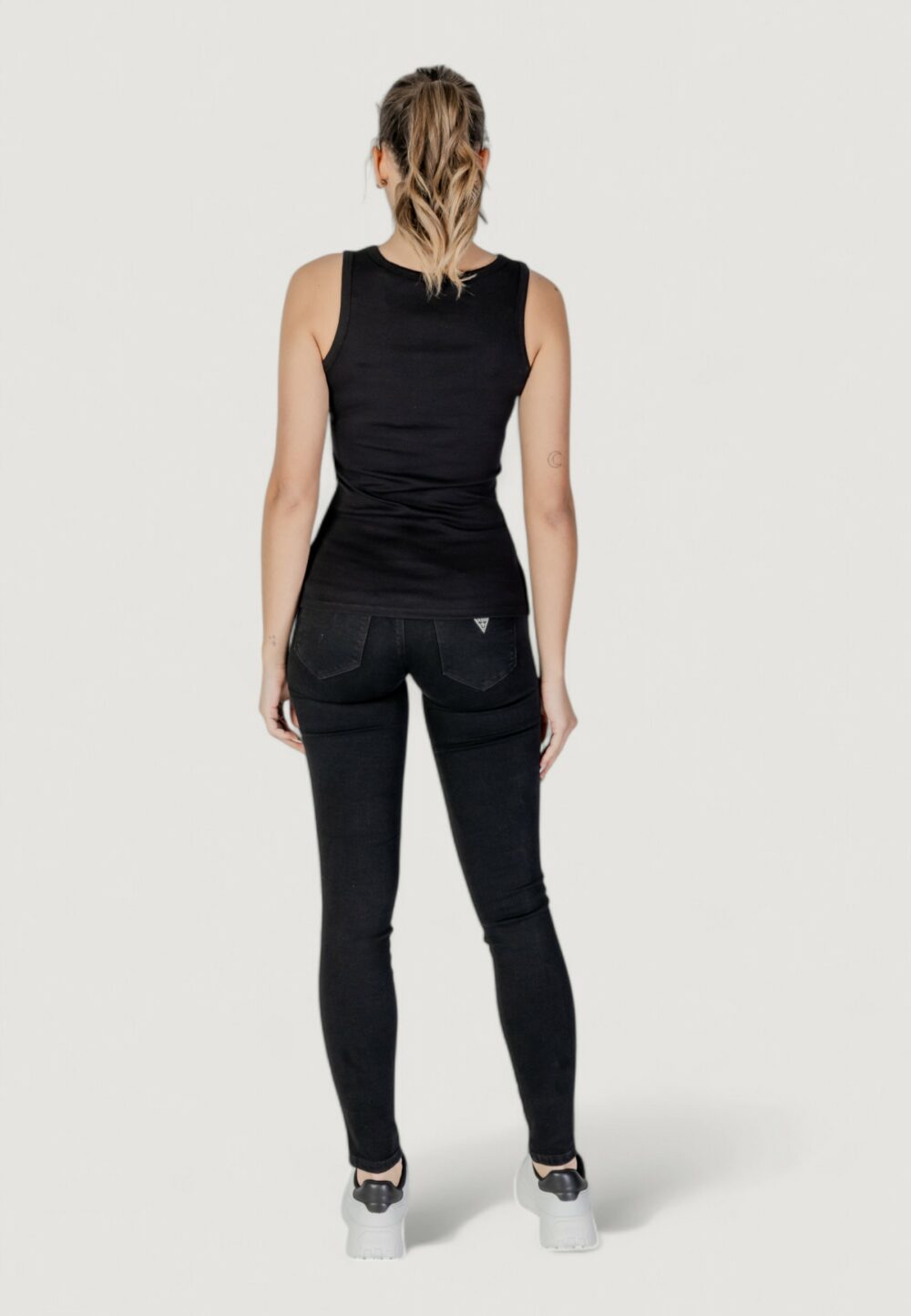 Canotta Guess sl embellished logo Nero - Foto 8